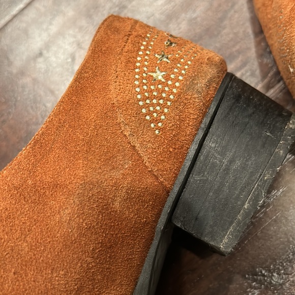 Adorable Musta in Spanish leather lace up,star studded shoes. - Picture 8 of 11